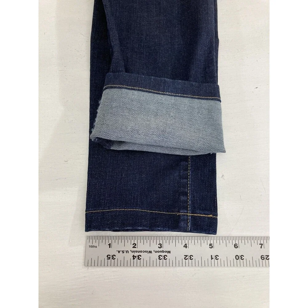Vince Dylan Skinny Jeans Womens 25 Blue Low Rise Stretch Denim DV195-2096 USA